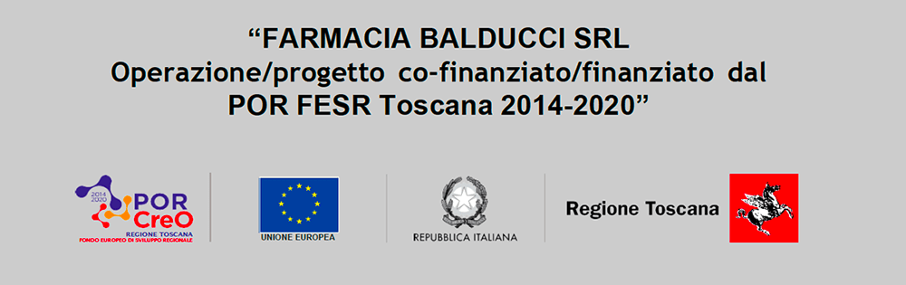 Farmacia Balducci POR FEST Toscana 2014-2020